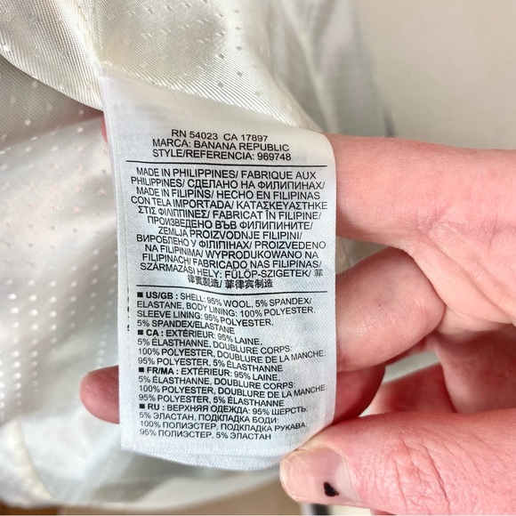 Banana Republic Grey Blazer/Suite Jacket - Picture 9 of 10